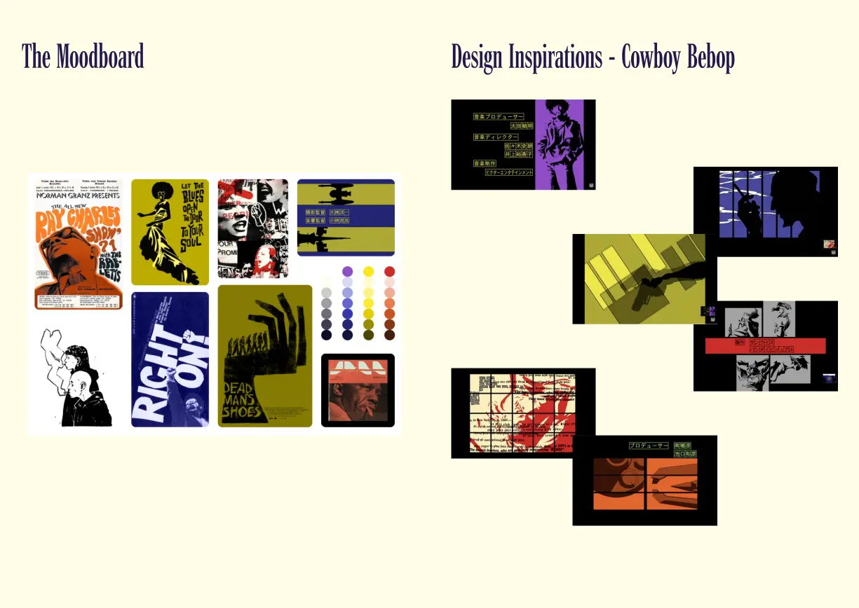 Image showing a project (called 'How Saxophone Came To Be') design